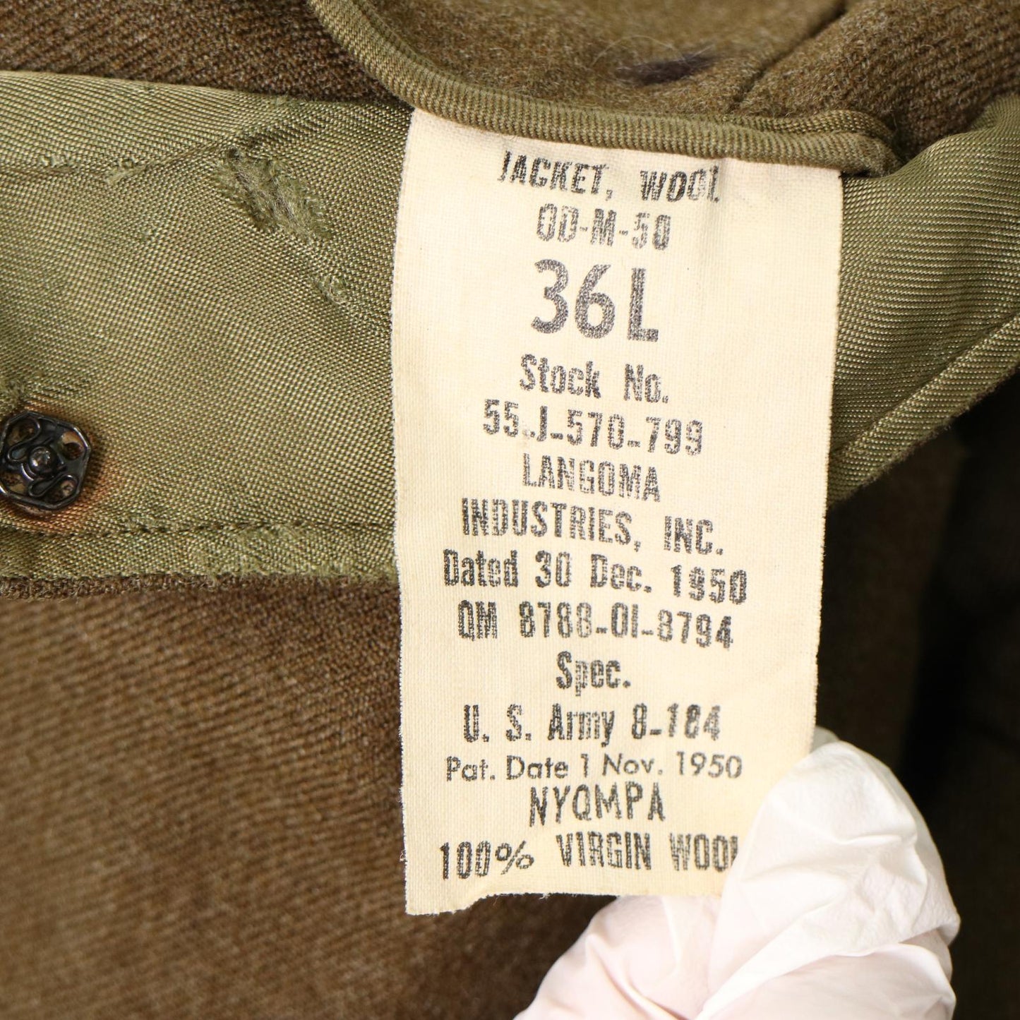 50s U.S. ARMY Ike Jacket Military Jacket