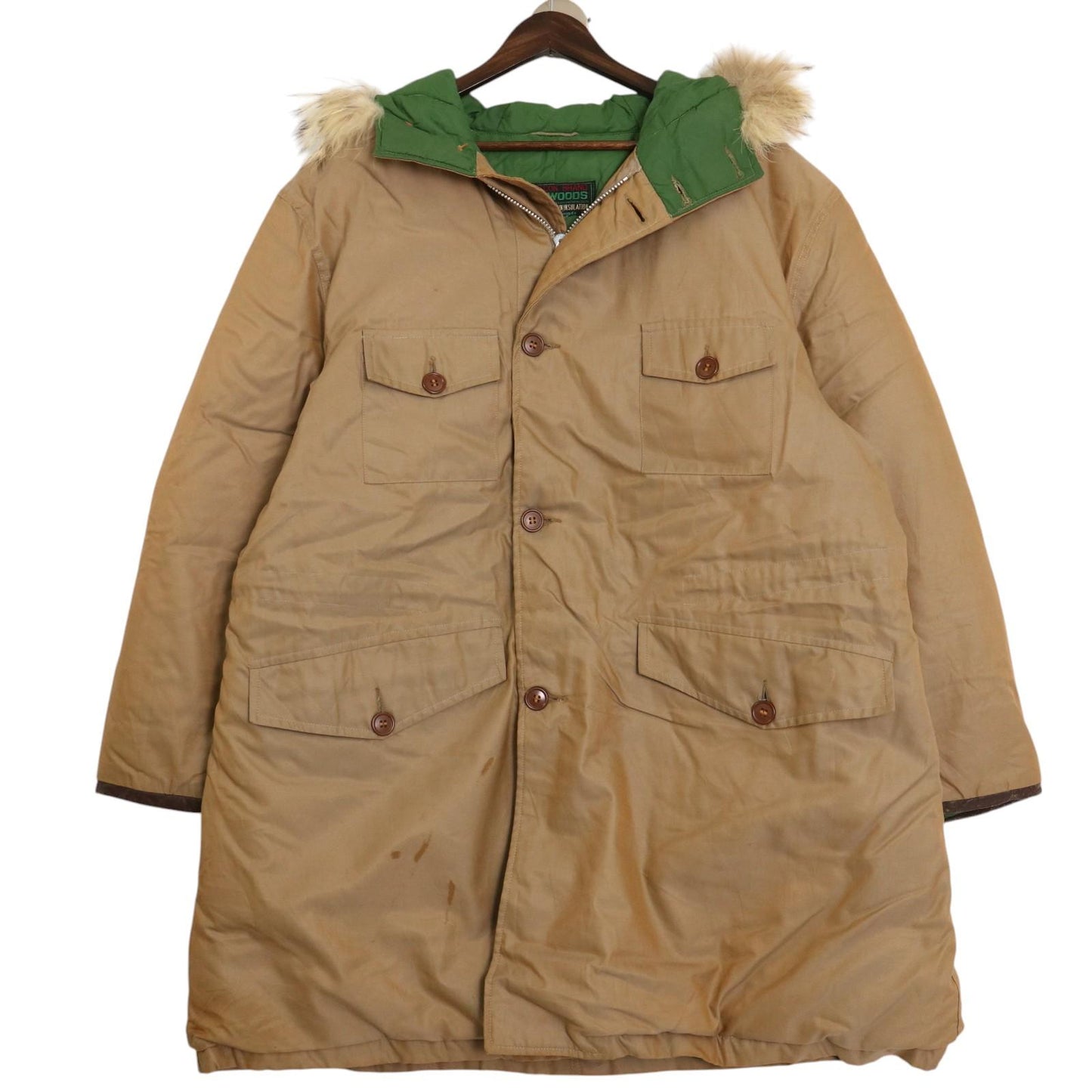 70s FALCON BRAND SE WOODS ウッズ Down Jacket