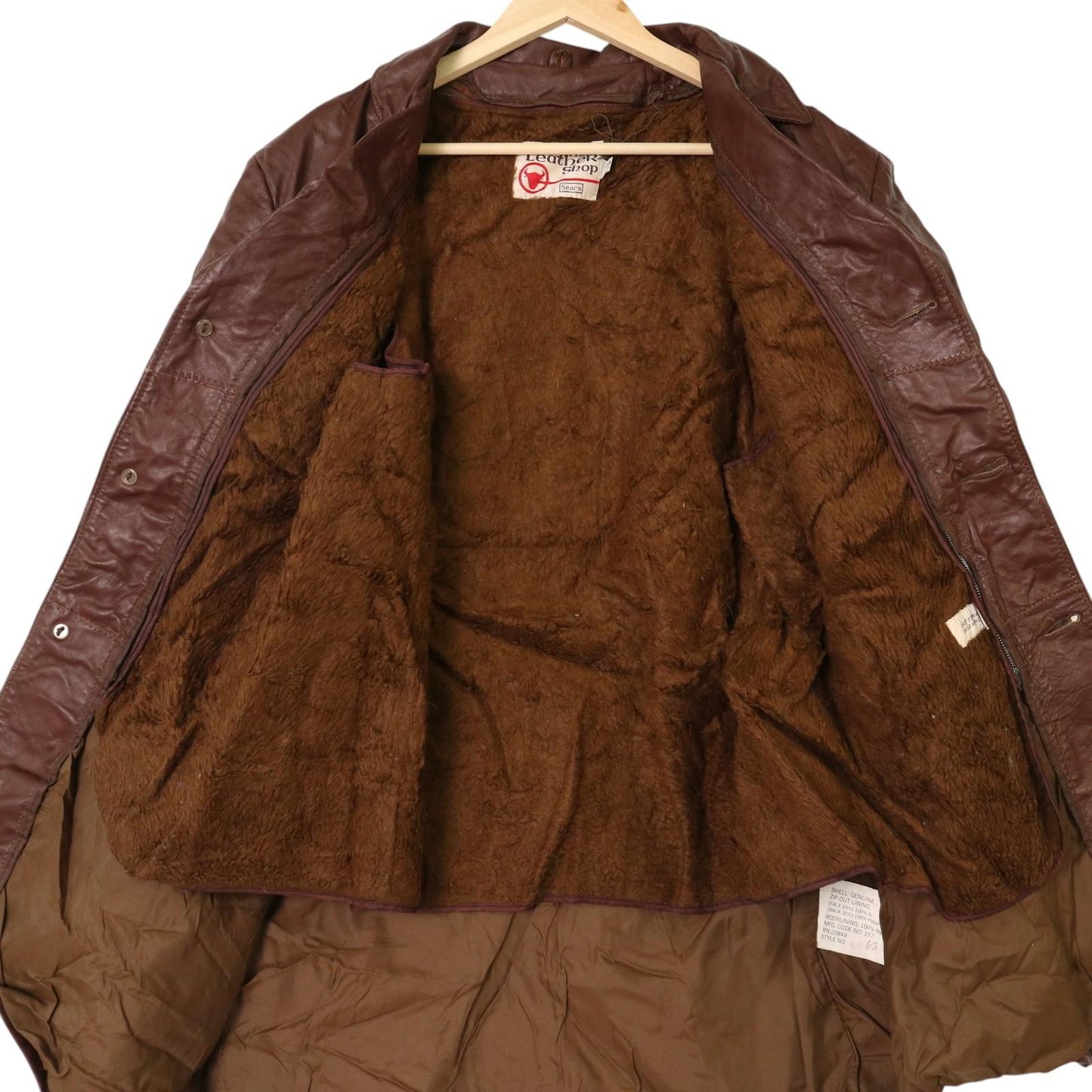 70s Sears Leather Jacket