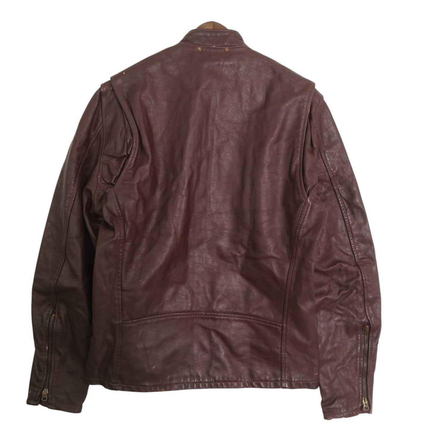 70s Single Riders Leather Jacket