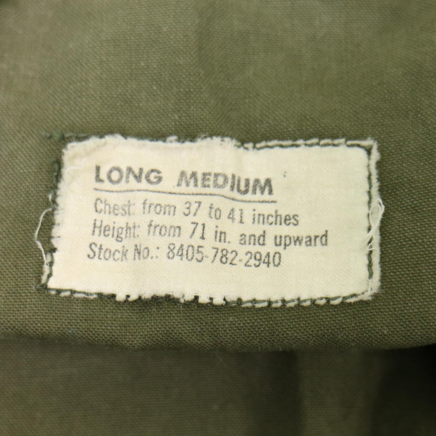 60s U.S. ARMY M-65 Field Jacket 2nd Military Jacket