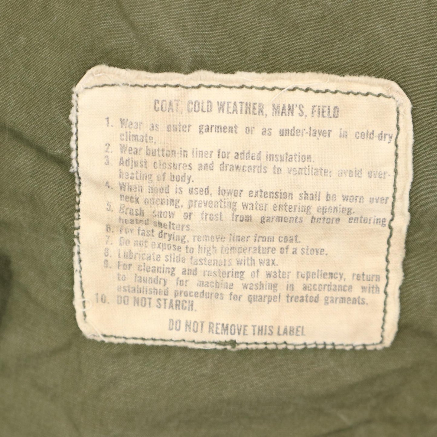 70s U.S. ARMY M-65 Field Jacket 3rd Military Jacket