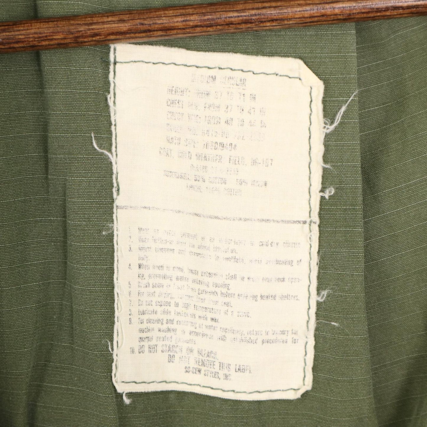 70s U.S. ARMY M-65 Field Jacket 3rd Military Jacket