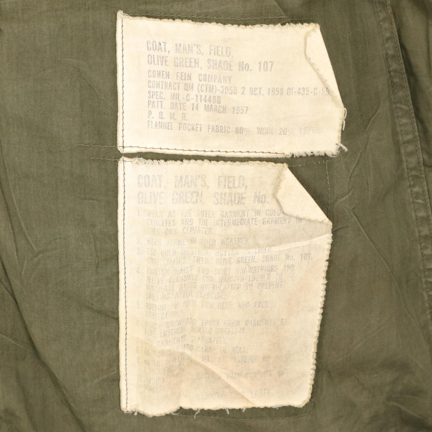 50s U.S. ARMY M-51 Field Jacket Military Jacket