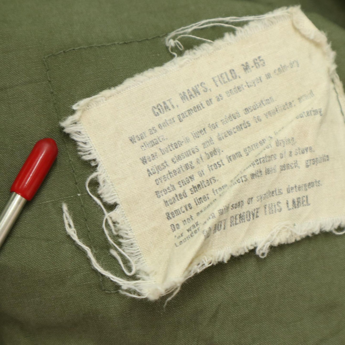 70s U.S. ARMY M-65 Field Jacket 2nd Military Jacket