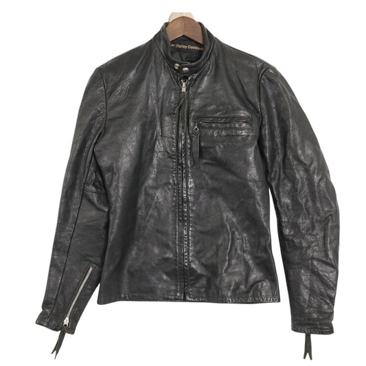 70s HARLEY DAVIDSON Single Riders Leather Jacket