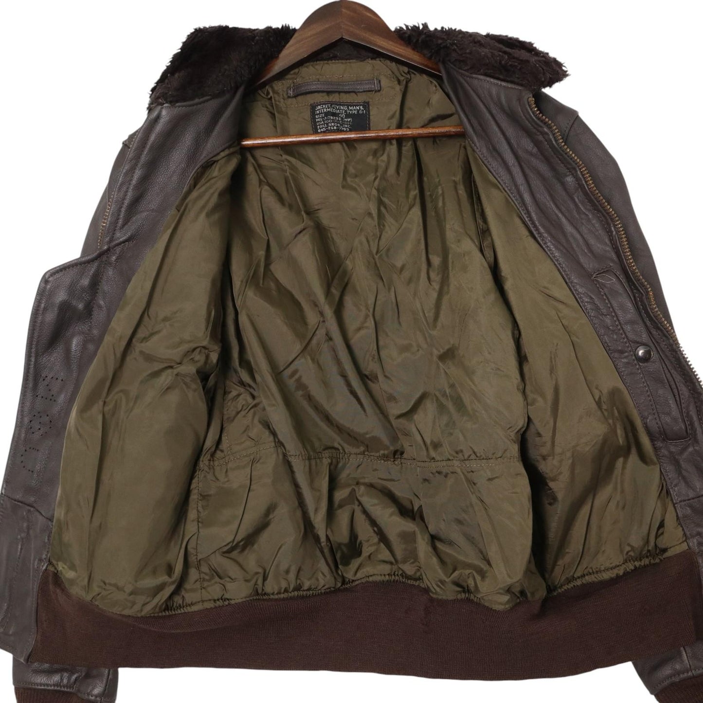 70s U.S. NAVY G-1 Flight Jacket Military Jacket