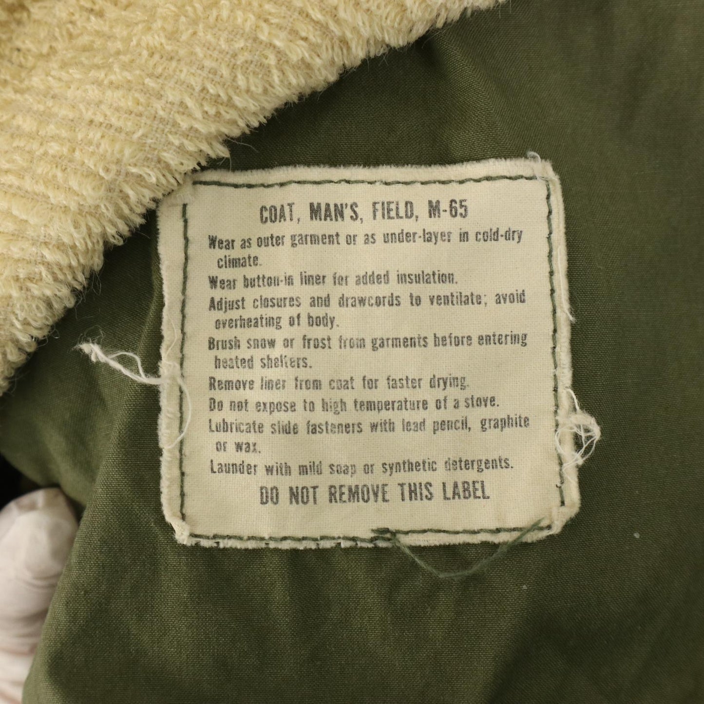 60s U.S. ARMY M-65 Field Jacket 2nd Military Jacket