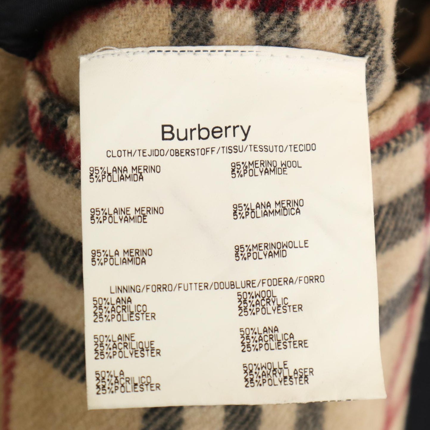 00s BURBERRY Soutien Collar Coat