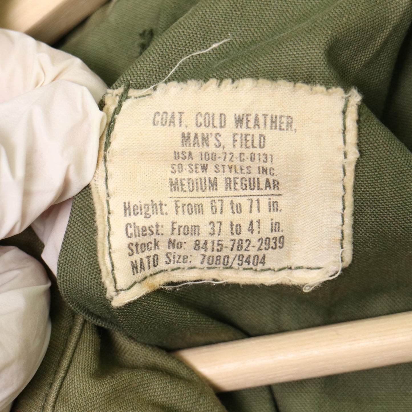 70s U.S. ARMY M-65 Field Jacket 3rd Military Jacket