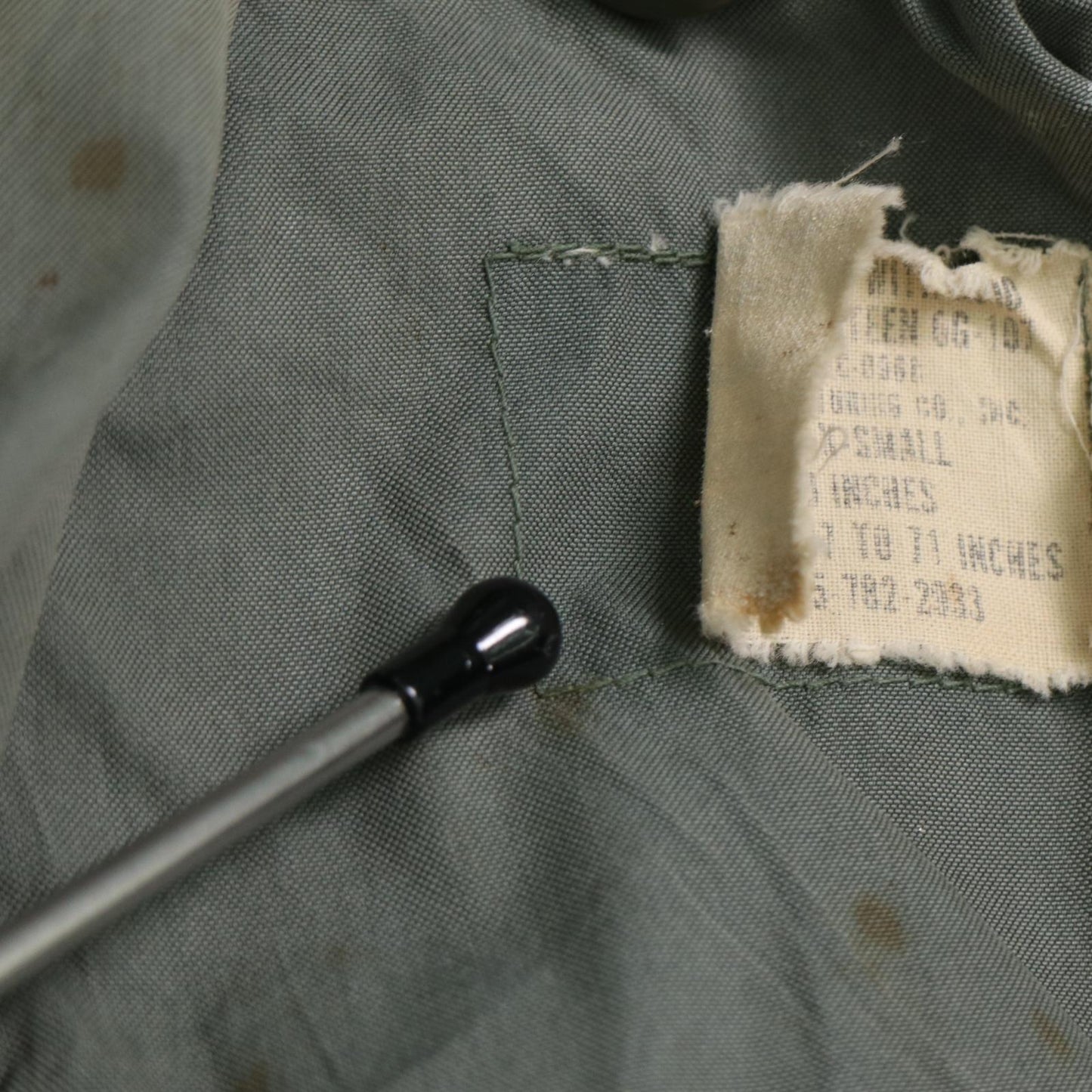 60s U.S. ARMY M-65 Field Jacket 2nd Gray Liner Military Jacket