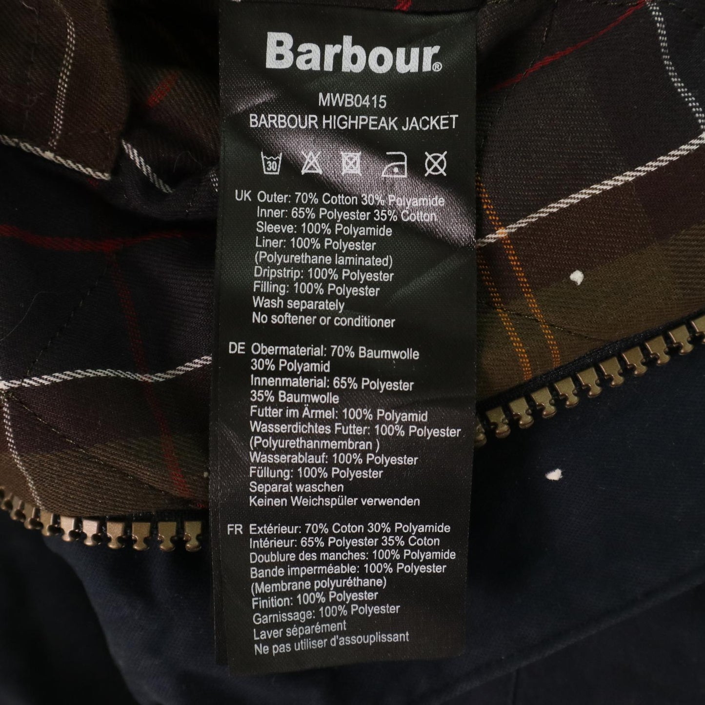 Barbour Oiled Jacket
