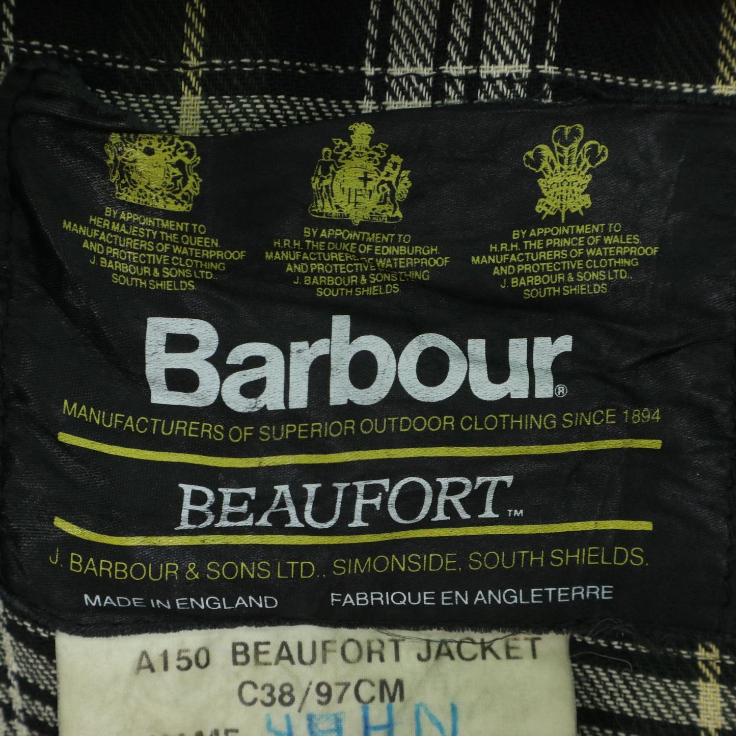90s Barbour BEAUFORT Oiled Jacket