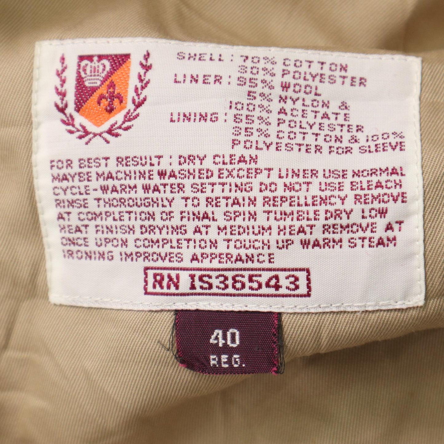BARACUTA Trench Coat