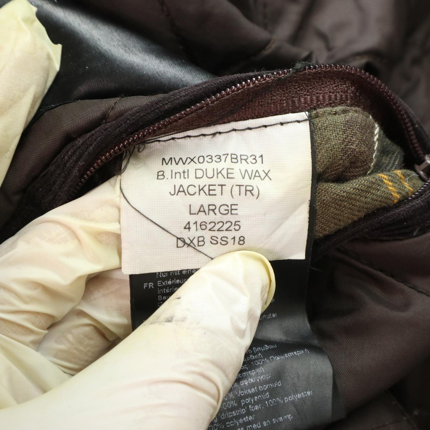 Barbour INTERNATIONAL Oiled Jacket