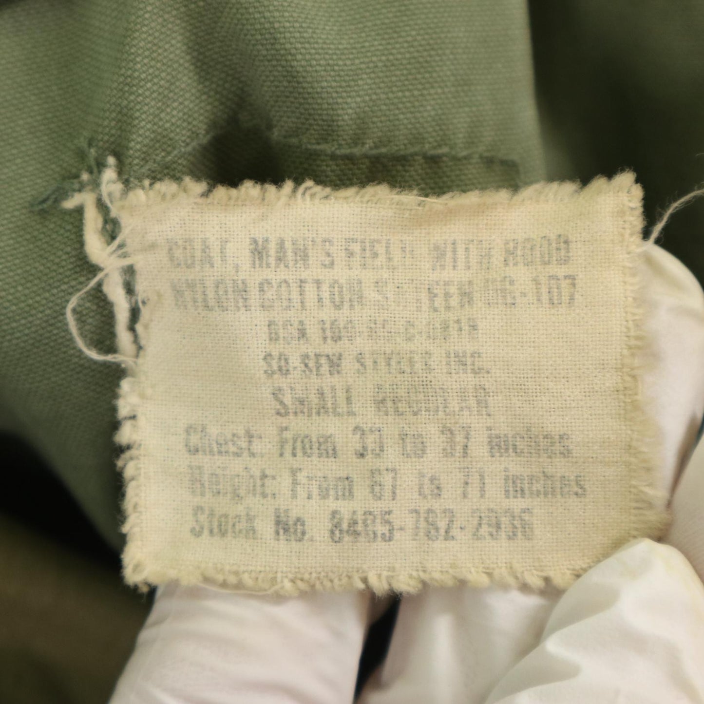 60s U.S. ARMY M-65 Field Jacket 2nd Military Jacket