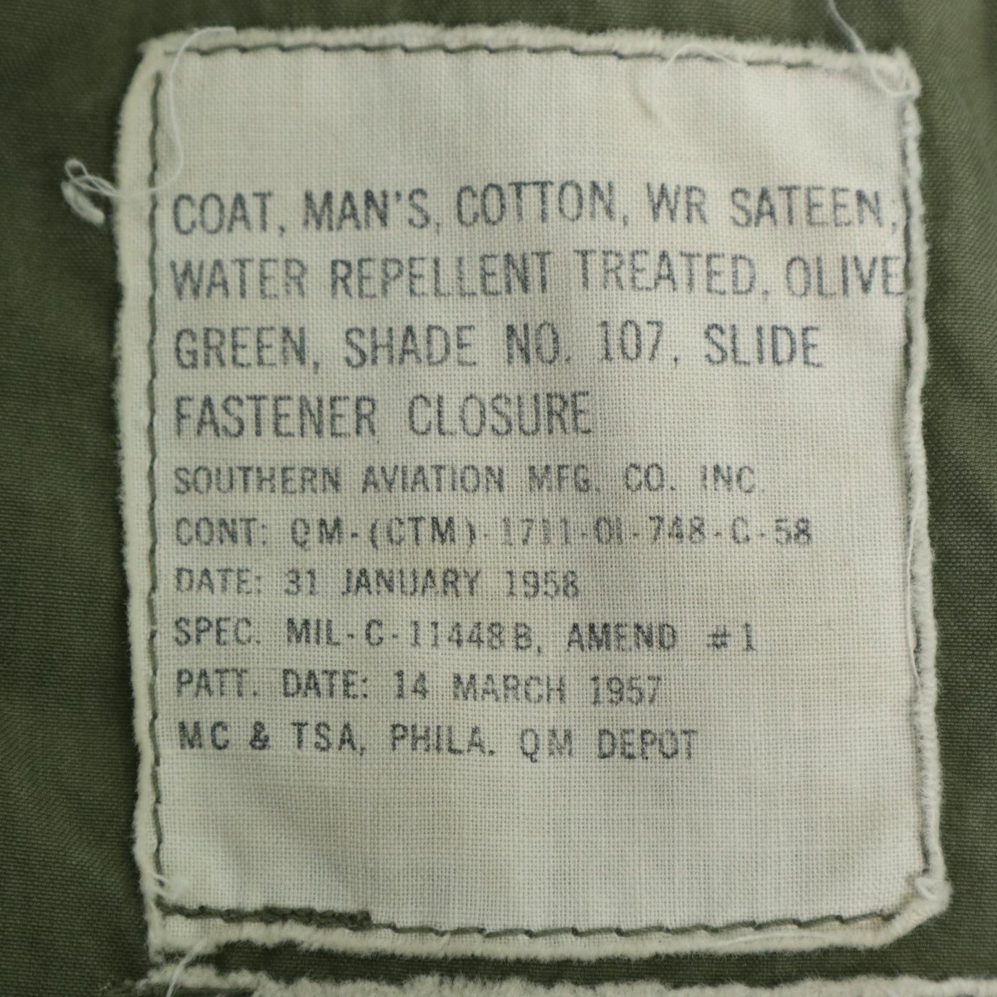 50s U.S. ARMY M-51 Field Jacket Military Jacket