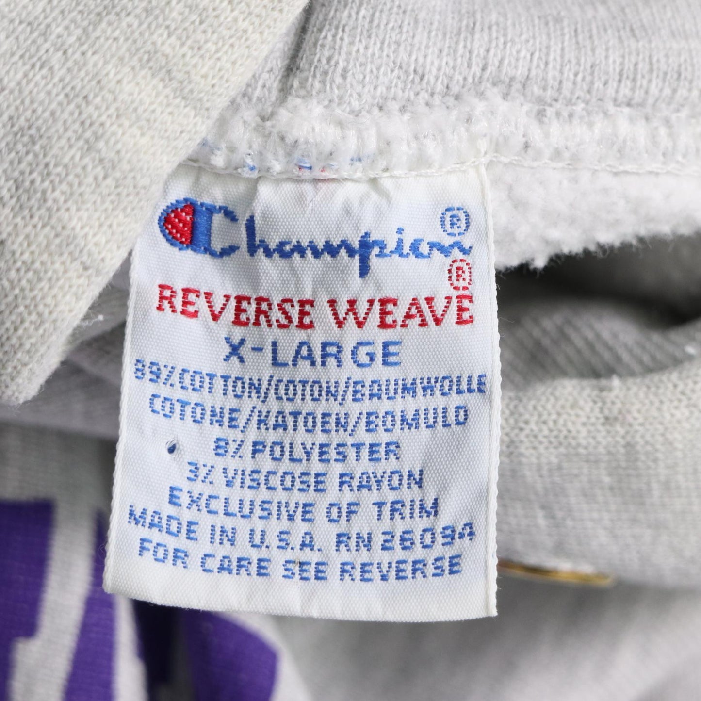 90s Champion REVERSE WEAVE College Hoodie