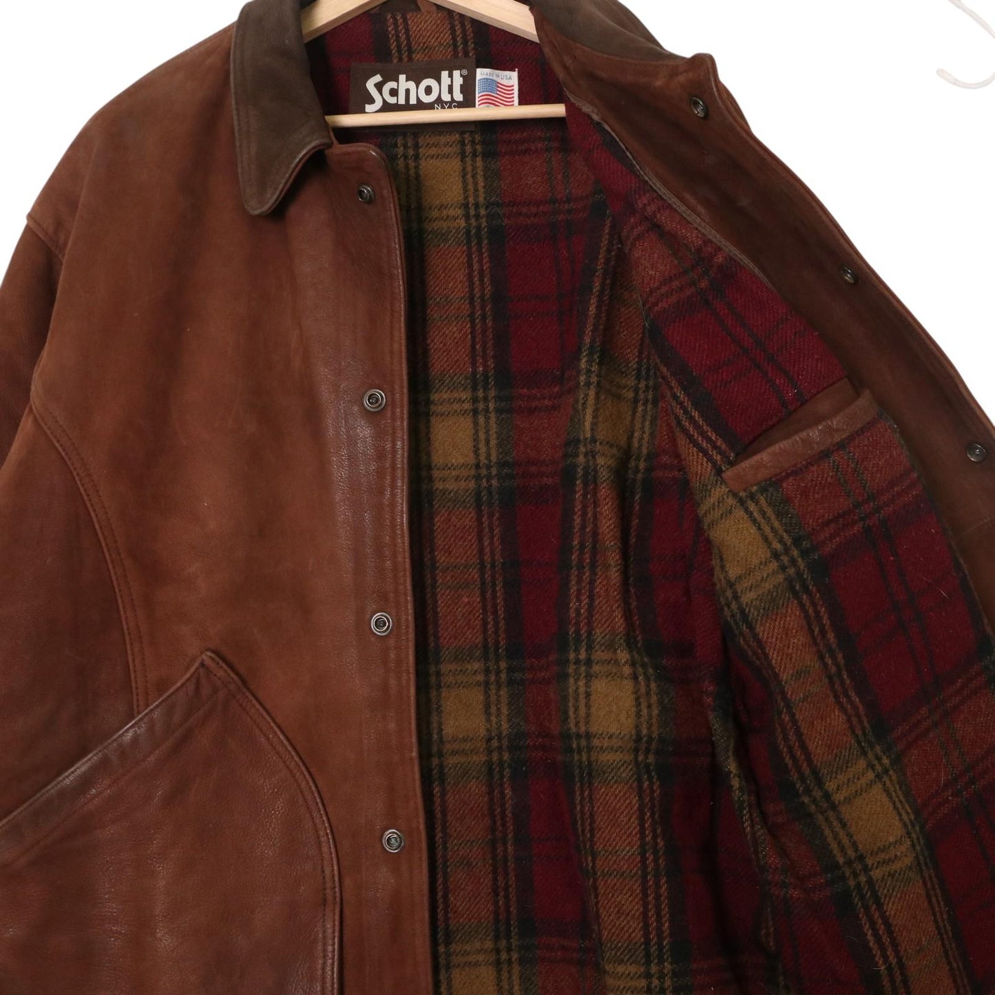 90s Schott Leather Jacket