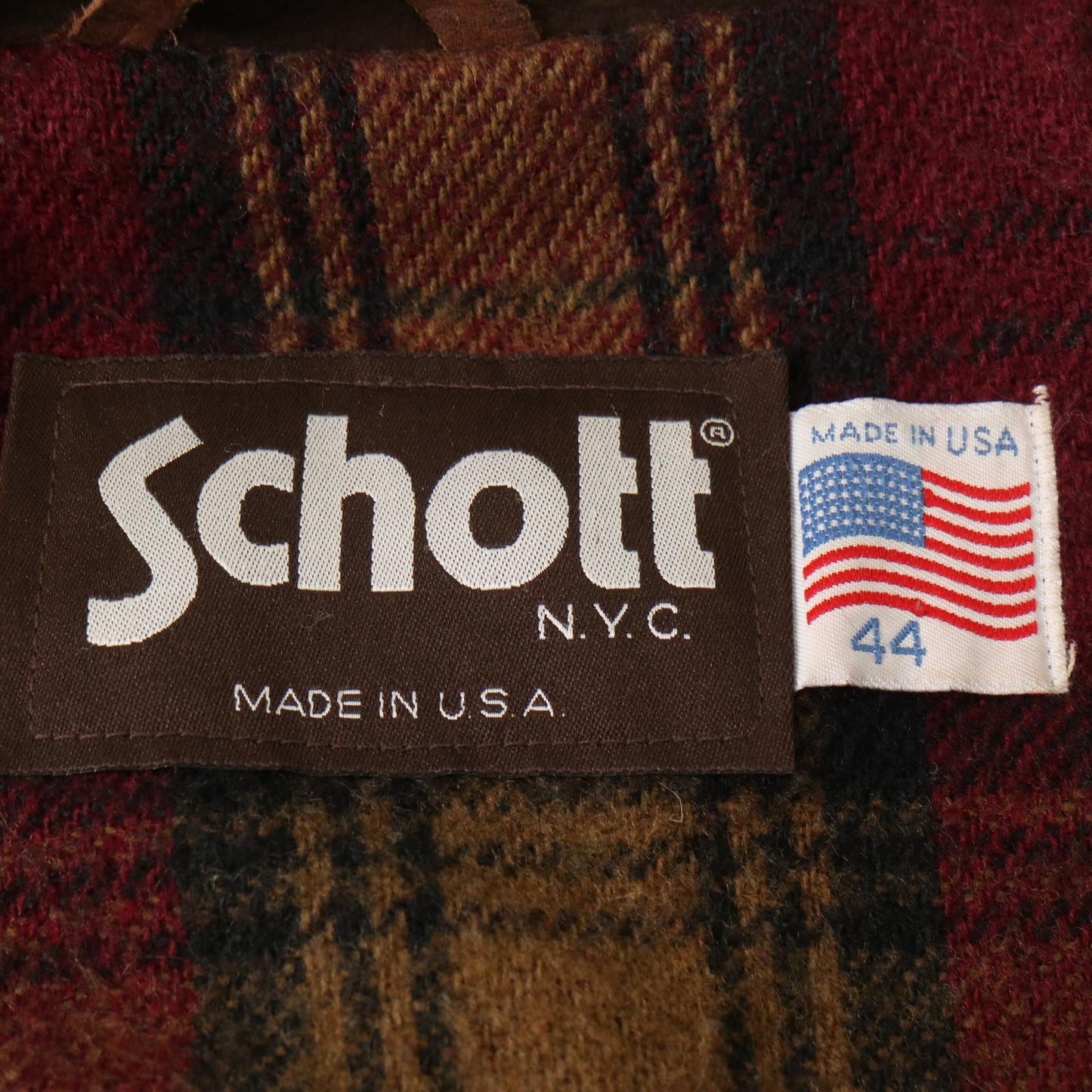 90s Schott Leather Jacket