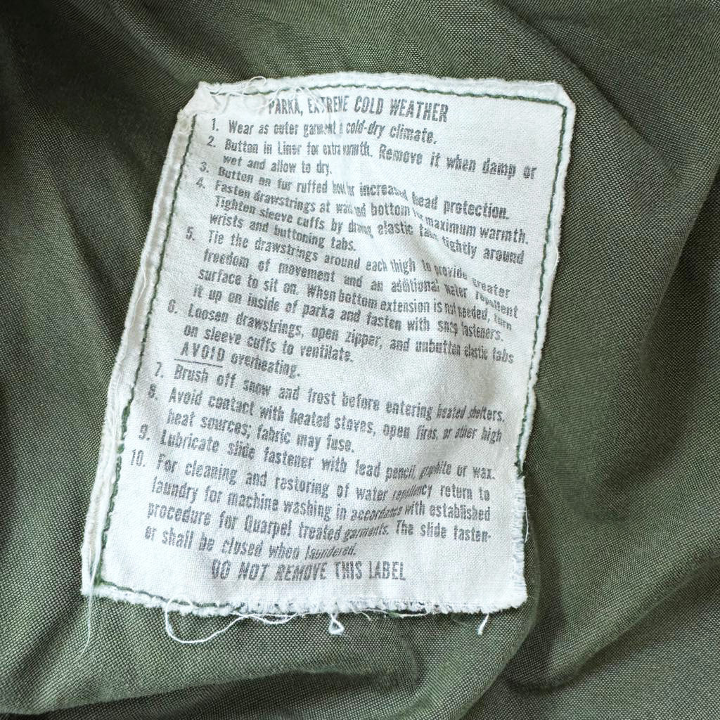 70s U.S. ARMY M-65 Fishtail Parka Military Jacket