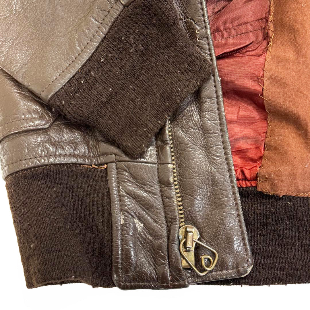 70s U.S. NAVY G-1 Flight Jacket Military Jacket