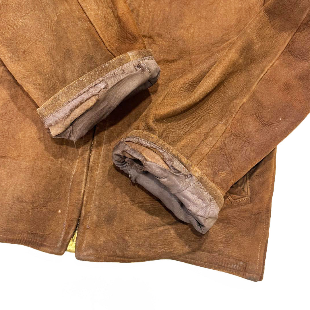 40s Knopf Sportswear Leather Jacket