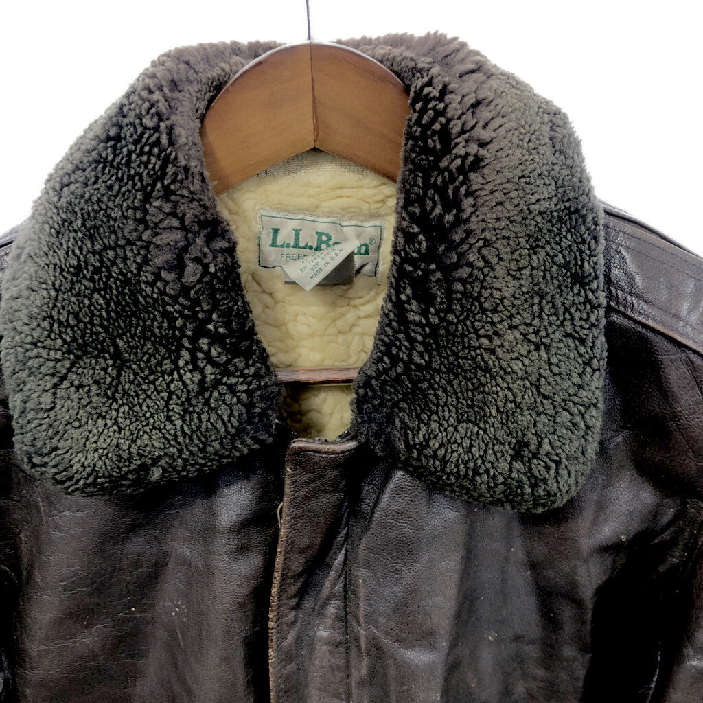 70s L.L.Bean Leather Jacket