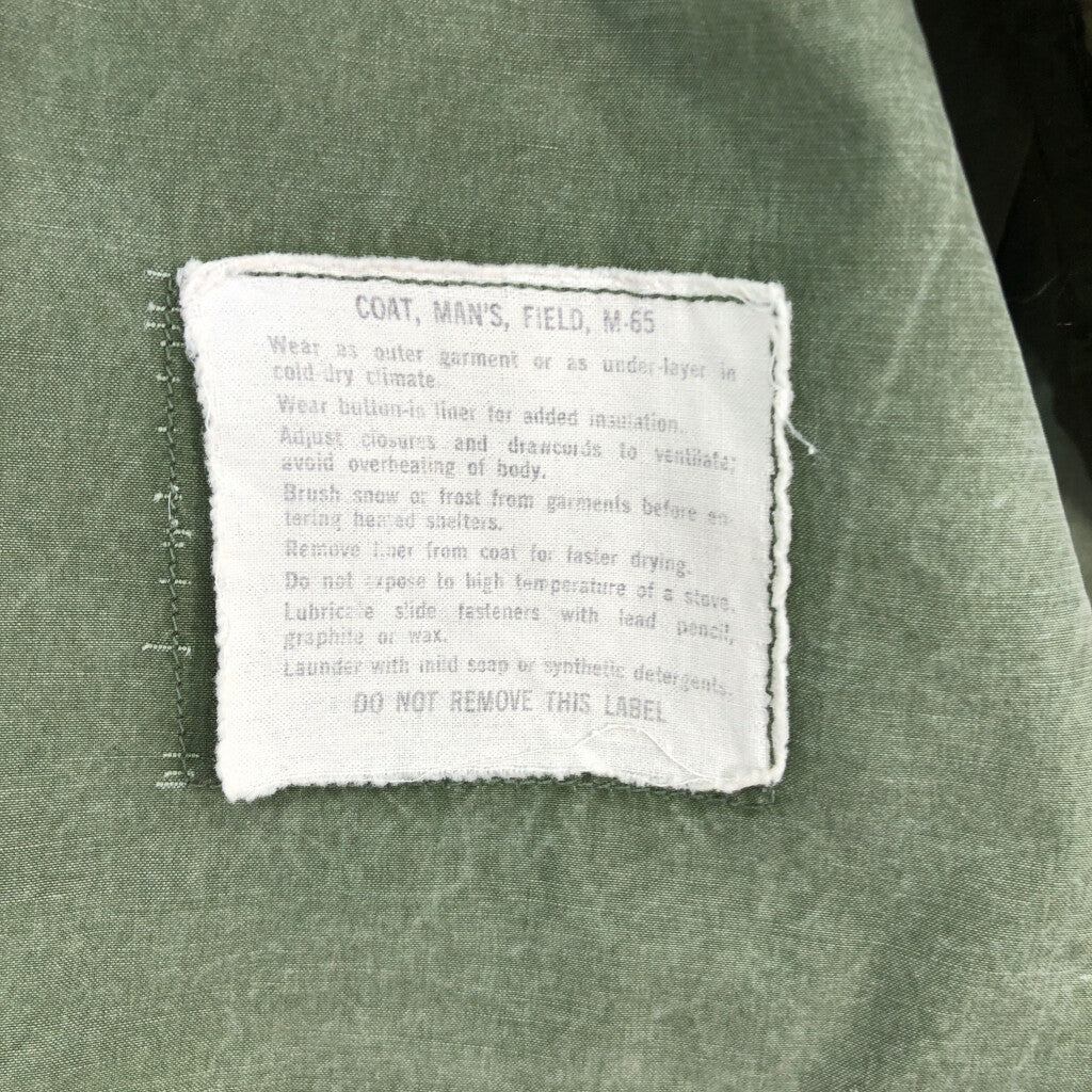 60s U.S. ARMY M-65 Field Jacket 2nd Military Jacket