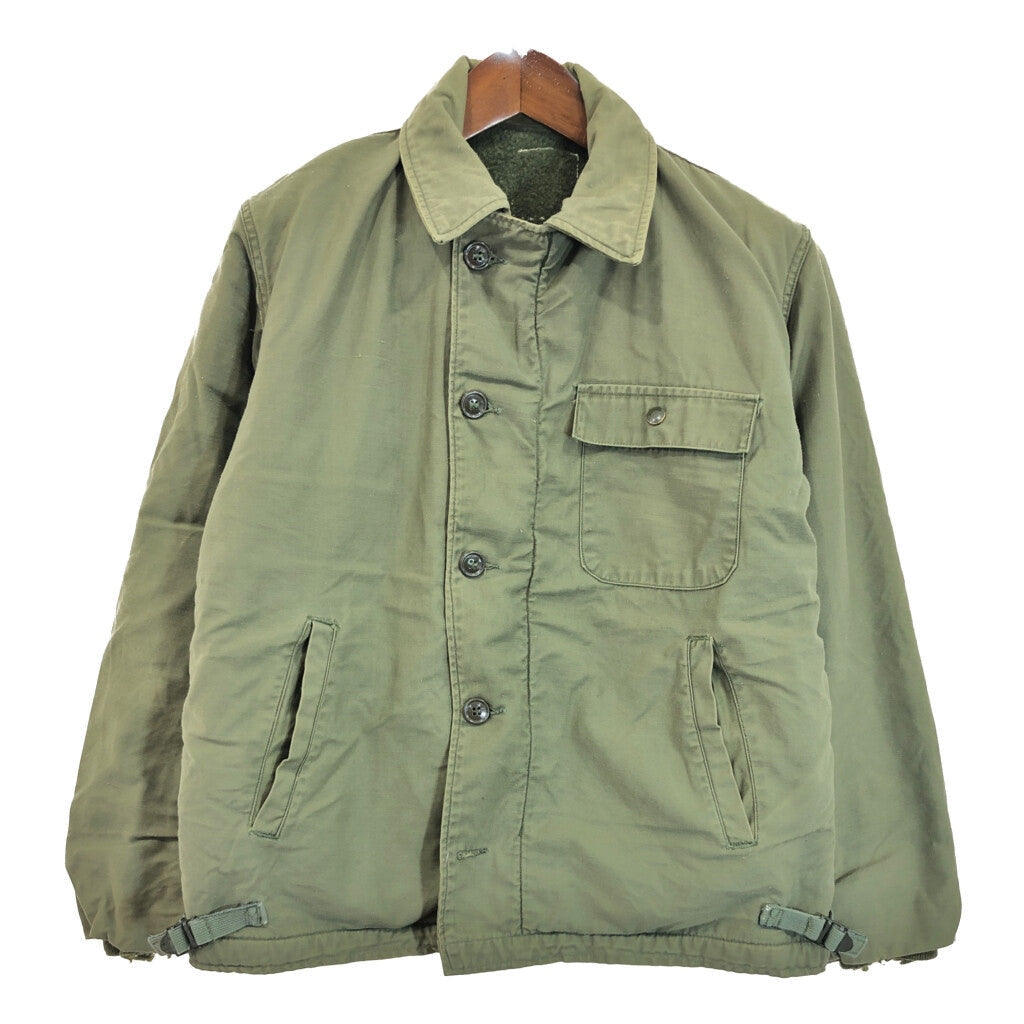 70s U.S. NAVY A-2 Deck Military Jacket