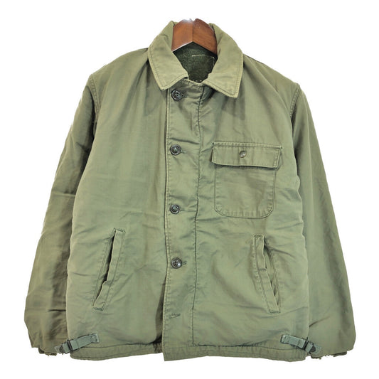 70s U.S. NAVY A-2 Deck Military Jacket