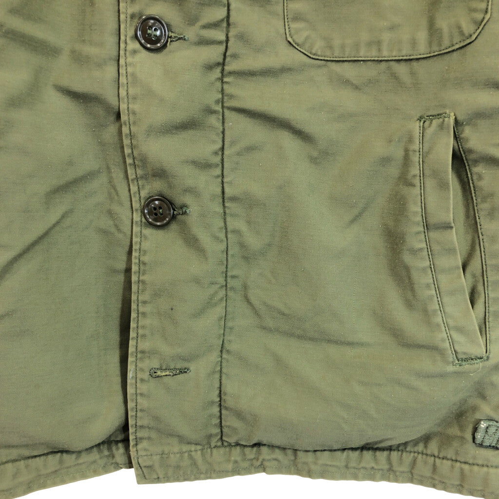 70s U.S. NAVY A-2 Deck Military Jacket