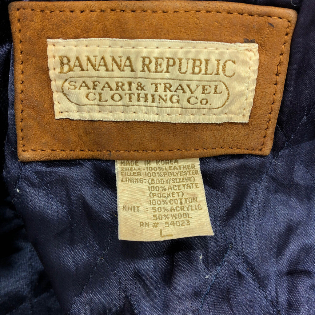 80s Banana Republic Leather Jacket
