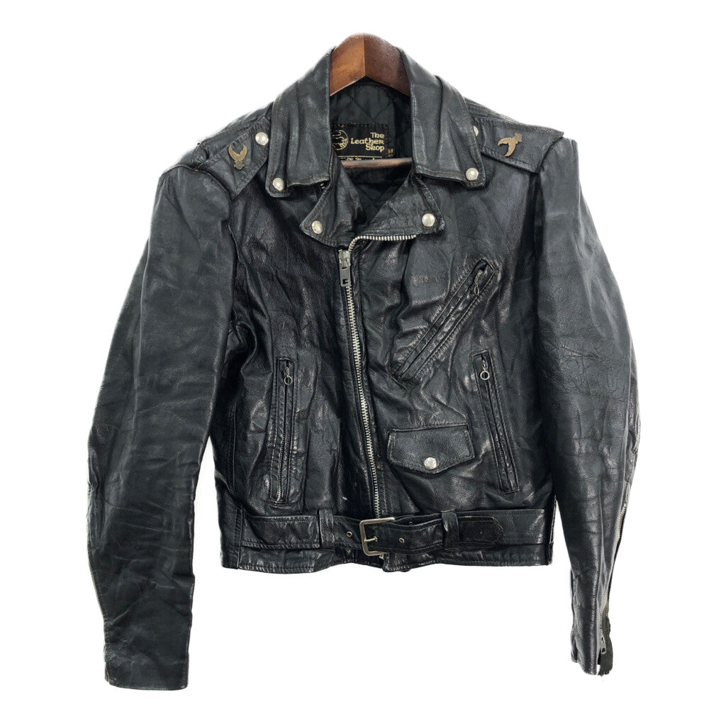 70s Sears The Leather Shop Leather Jacket