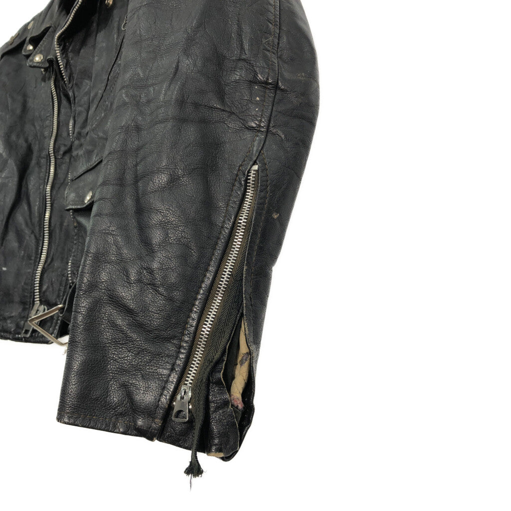 70s Sears The Leather Shop Leather Jacket
