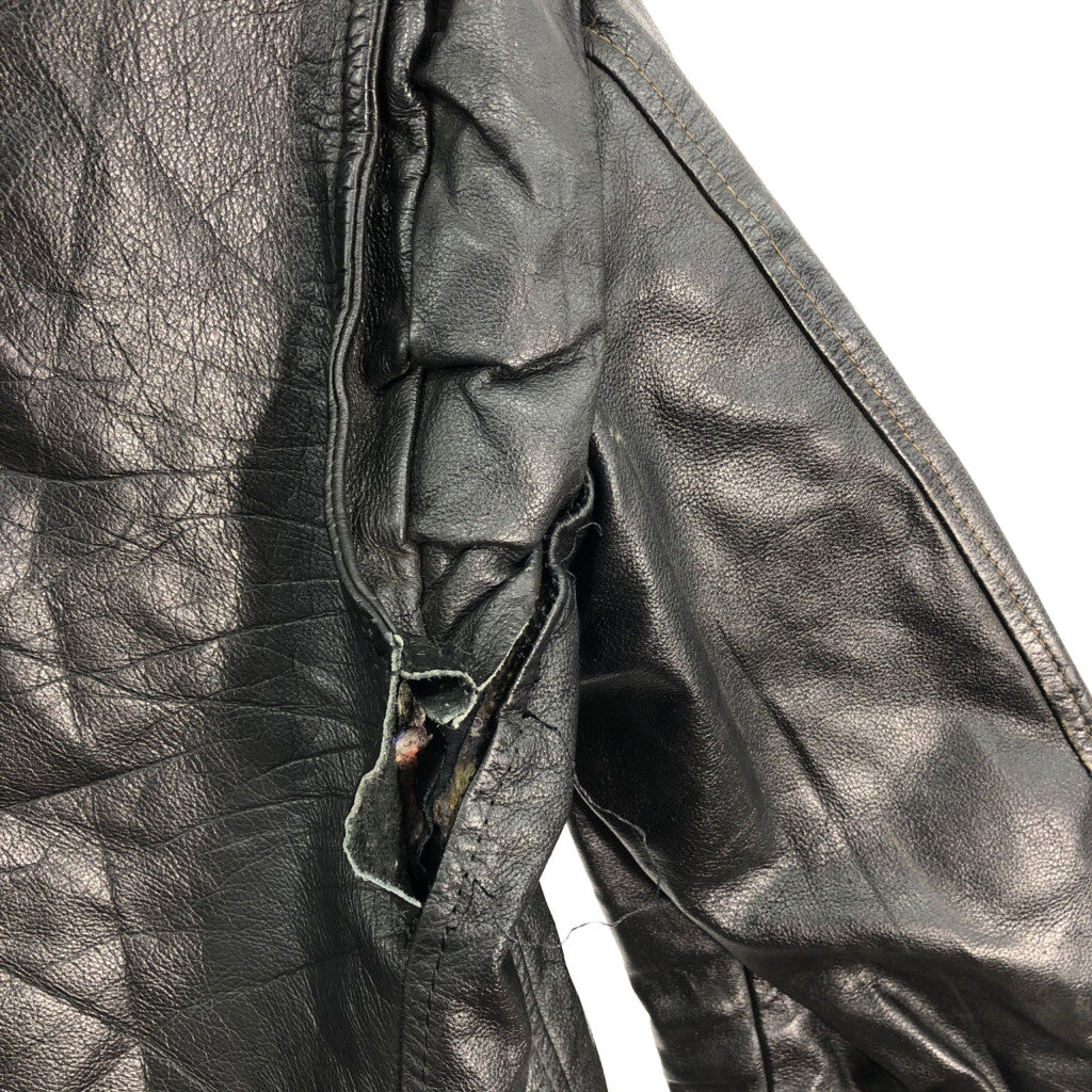 70s Sears The Leather Shop Leather Jacket