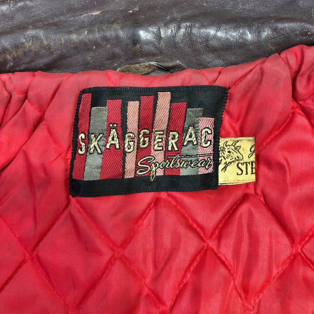 60s SKAGGERAC Leather Jacket