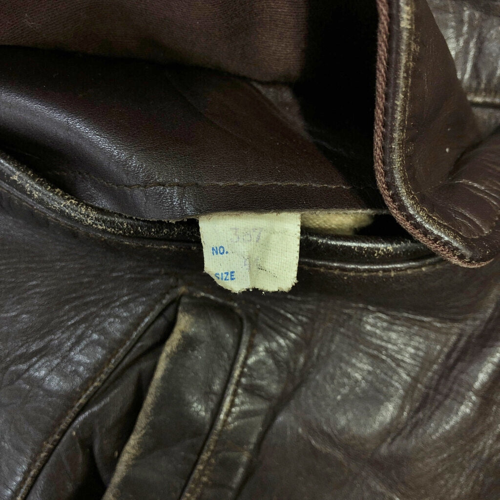 60s SKAGGERAC Leather Jacket