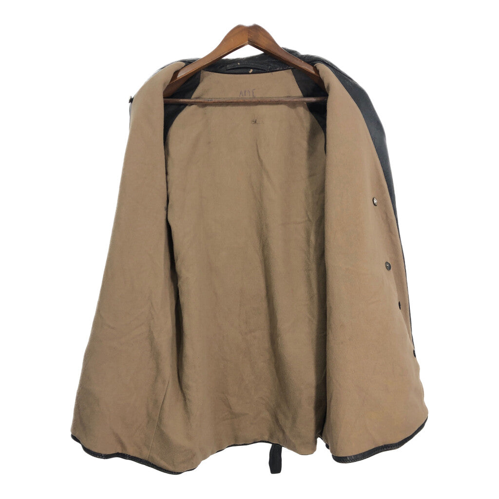 50s Euro Military Leather Jacket