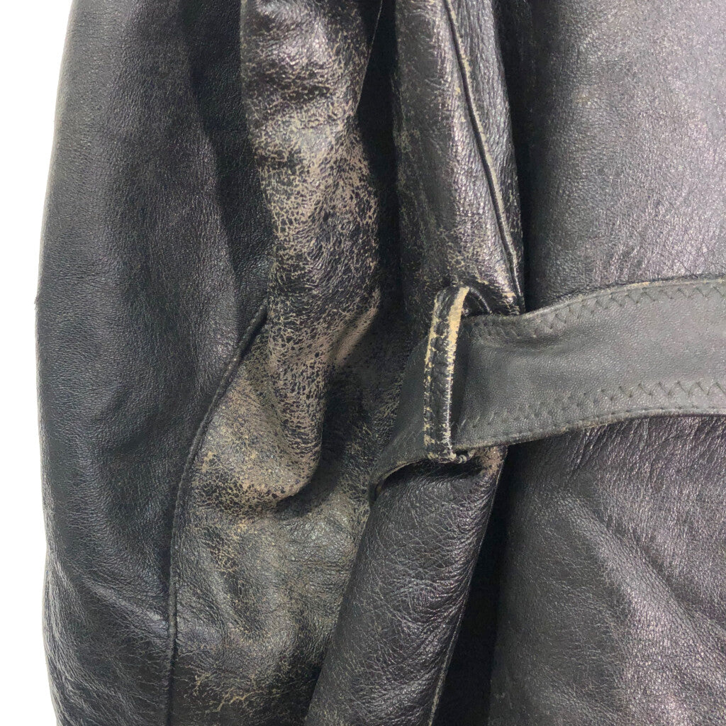 50s Euro Military Leather Jacket