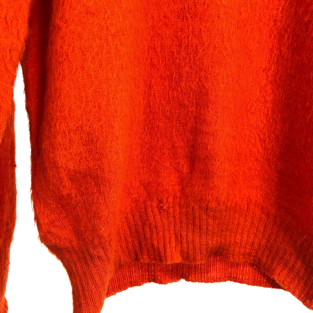 60s CAMPUS Mohair Shag V-Neck Sweater