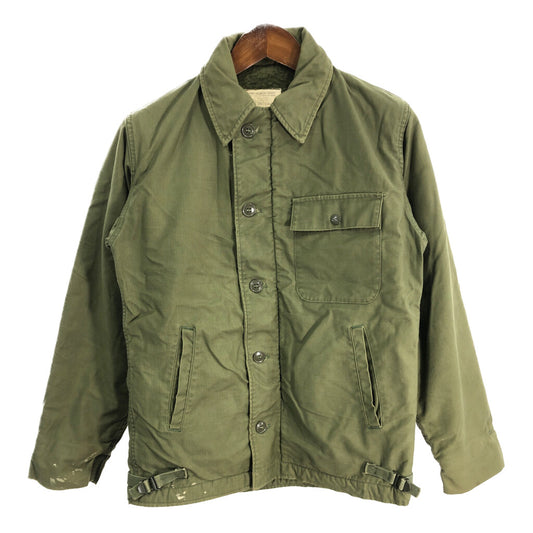 70s U.S. NAVY A-2 Deck Military Jacket