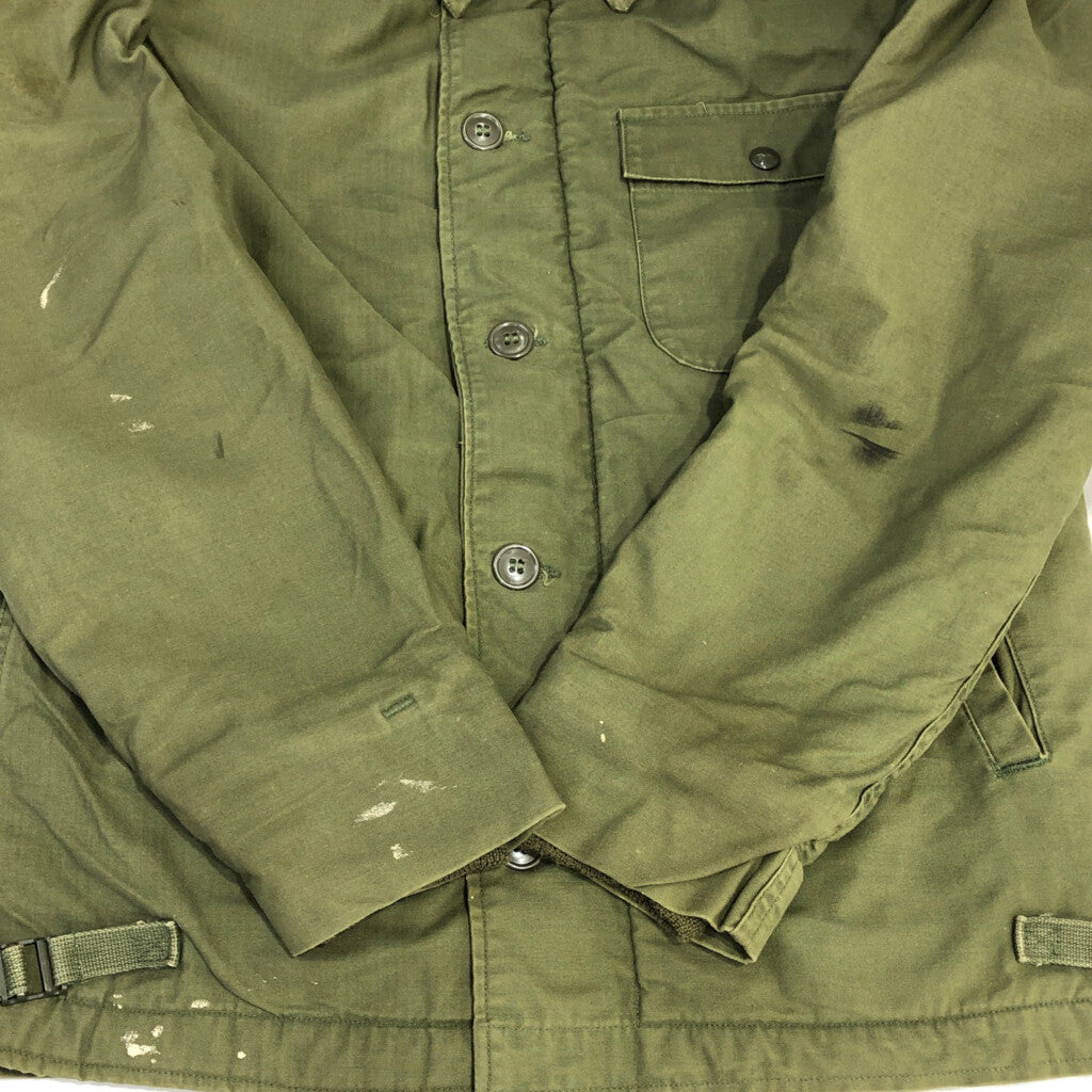 70s U.S. NAVY A-2 Deck Military Jacket
