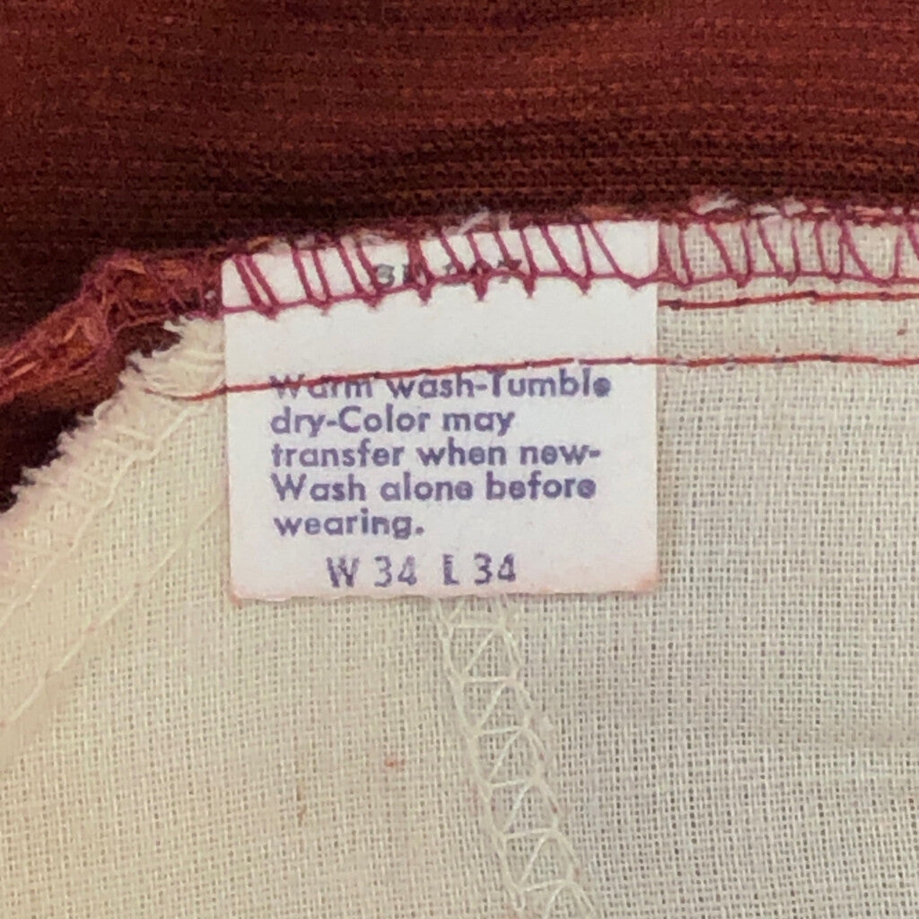 70s Levi's 646 Corduroy Pants