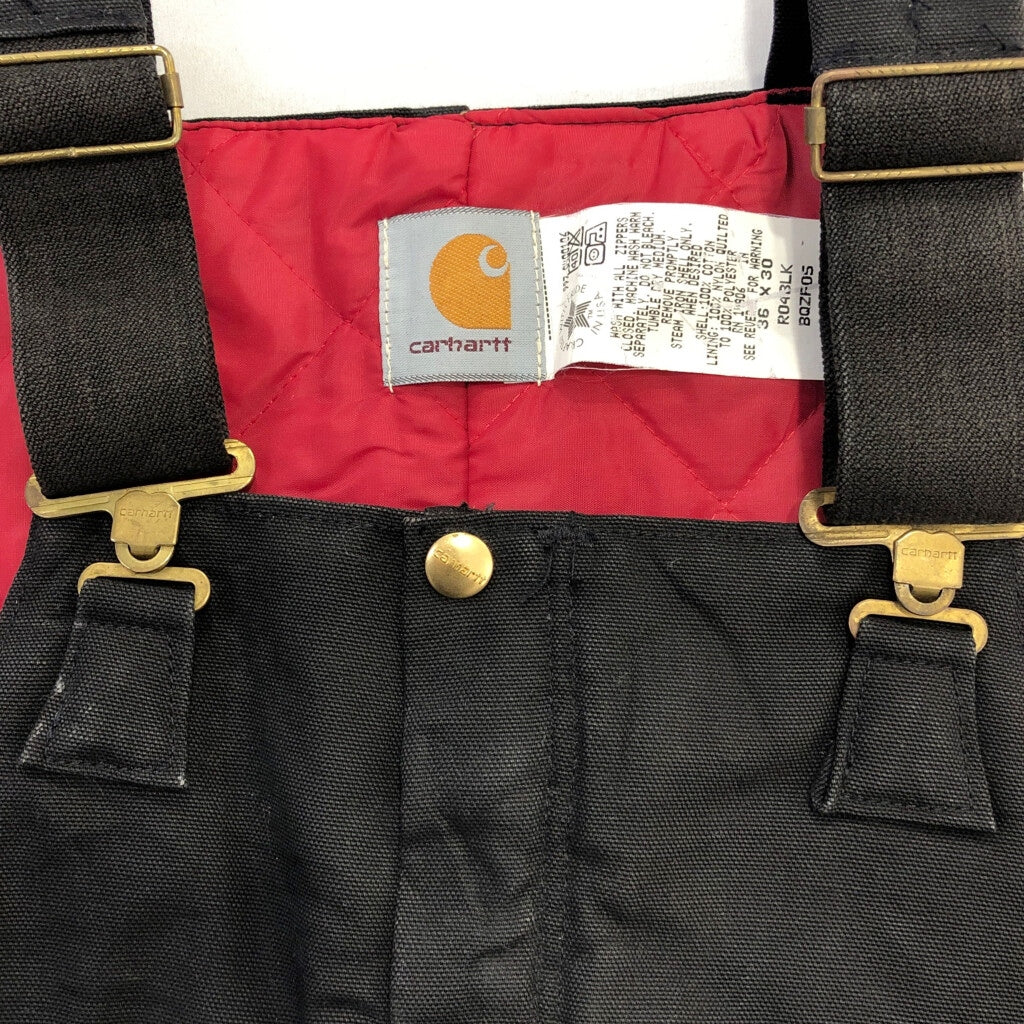 90s Carhartt Duck Double Knee Bib Overall Duck Overall