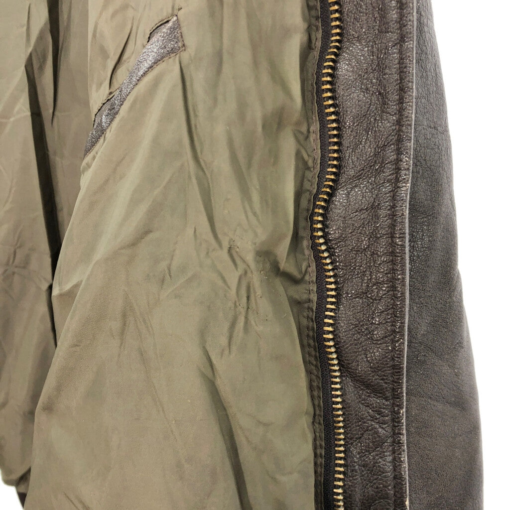 90s L.L.Bean A-2 Flight Leather Jacket