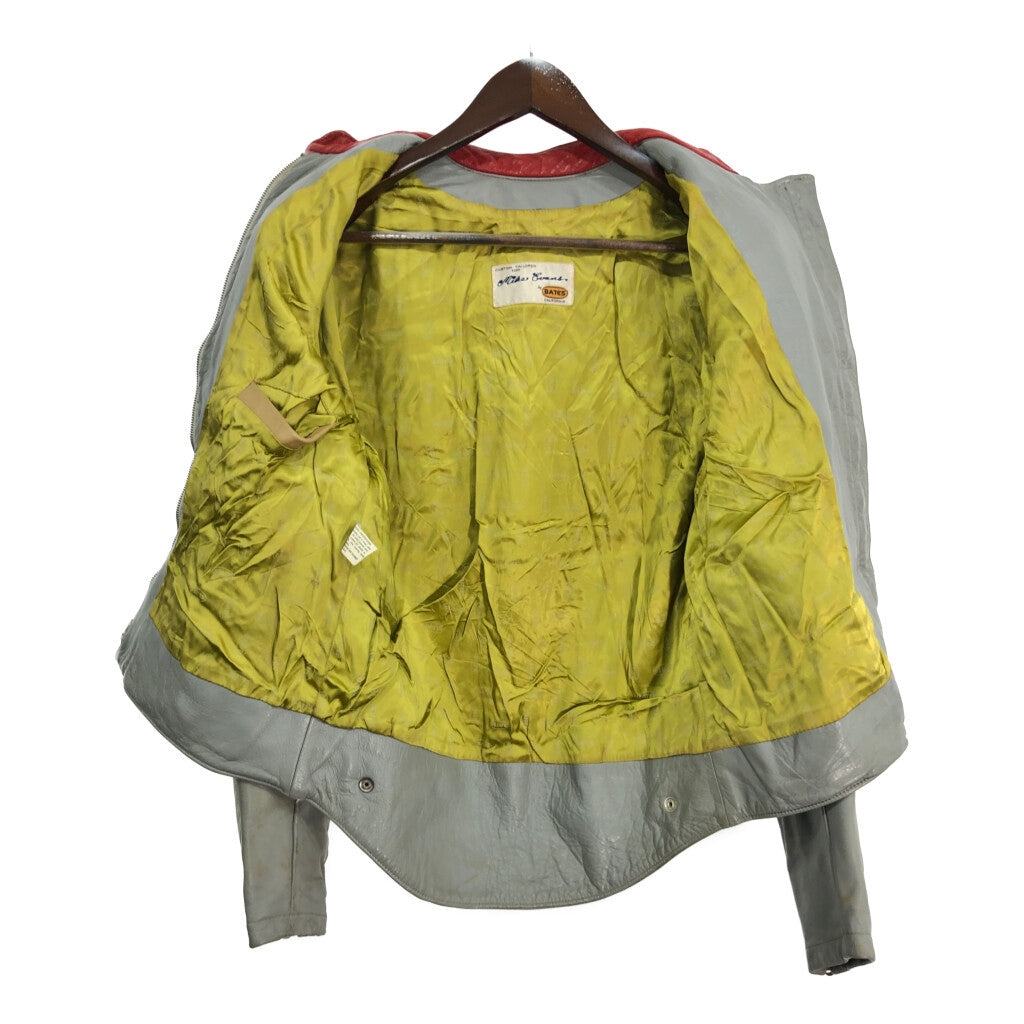 70s BATES ベイツ Single Riders Leather Jacket