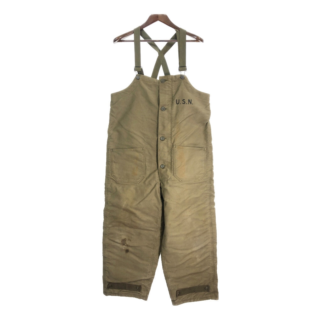 40s U.S. NAVY N-1 Deck Pants Military Overall
