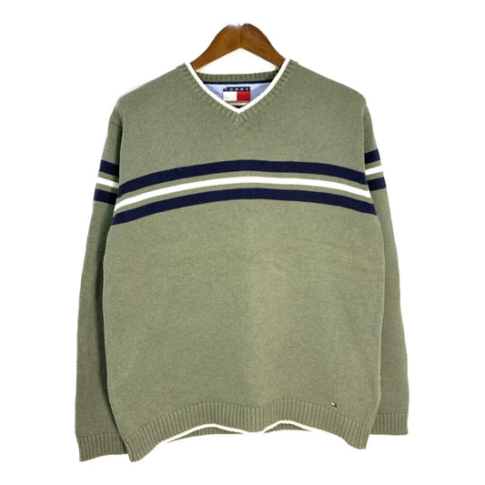 90s TOMMY HILFIGER V-Neck Sweater