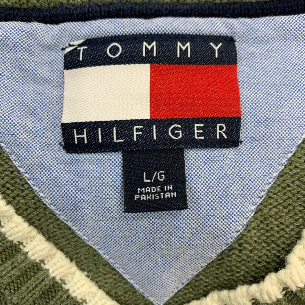 90s TOMMY HILFIGER V-Neck Sweater